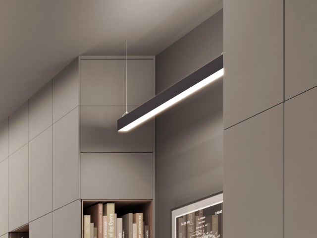 Профиль LINE-6070-2000 ANOD BLACK (Arlight, Алюминий) фото:1