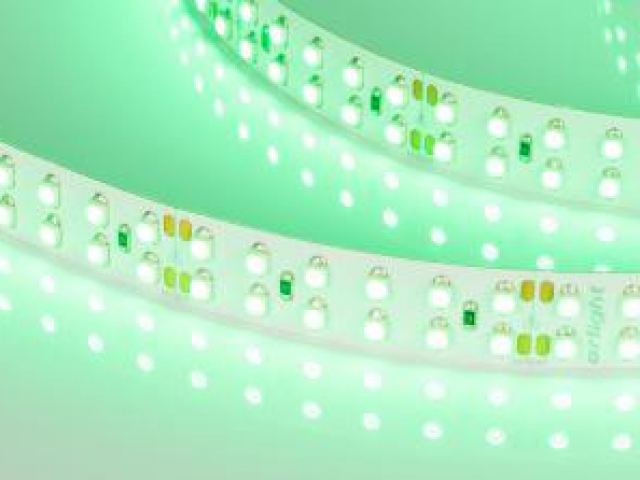 Лента RT 2-5000 24V Green 2x2 (3528, 1200 LED, LUX) (Arlight, 19.2 Вт/м, IP20) фото:11
