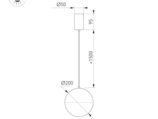 Светильник SP-EMISFERO-R200-16W Day4000 (GD, 180 deg, 230V) (Arlight, IP20 Металл, 3 года) фото:6