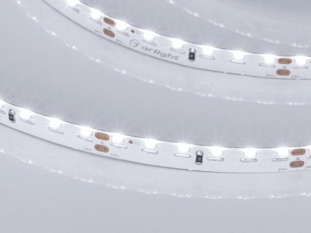 Лента RS-S120-8mm 24V White6000 (9.6 W/m, IP20, 3014, 5m) (Arlight, боковое свечение) фото:1