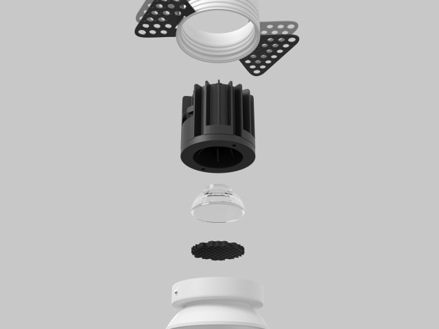 Встраиваемый светильник Technical DL058-7W2.7K-TRS-W фото:33