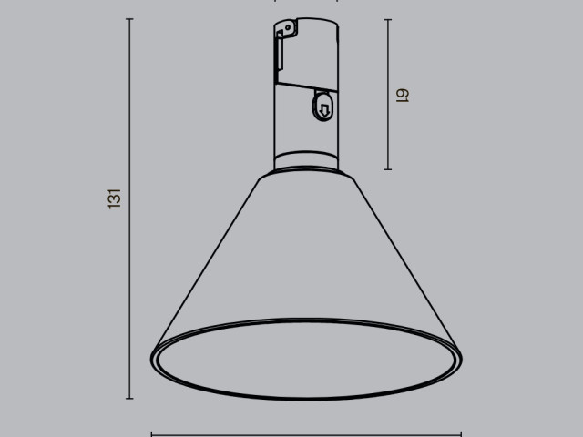 Трековый светильник Technical TR206-1-3W3K-B фото:8
