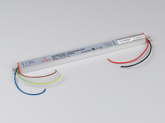 Блок питания ARV-12024-LONG-D (12V, 2A, 24W) (Arlight, IP20 Металл, 2 года) фото:6