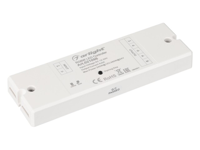 Контроллер SR-2839W White (12-24 В,240-480 Вт,RGBW,ПДУ сенсор)) (Arlight, IP20 Пластик, 1 год) фото:10