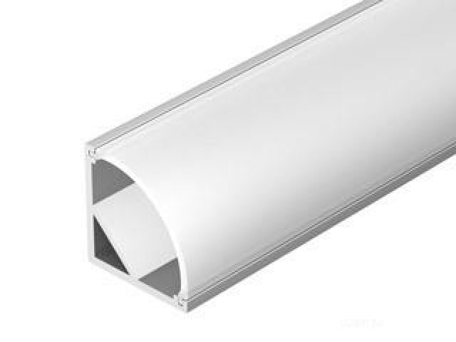 Профиль с экраном ARH-KANT-H16-2000 ANOD+OPAL (Arlight, Алюминий) фото:8