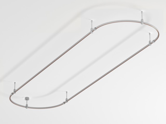 Основание ART-APRIORI-OVAL-ROD-200-3000x1000 (TN) (Arlight, IP20 Металл, 3 года) фото:3
