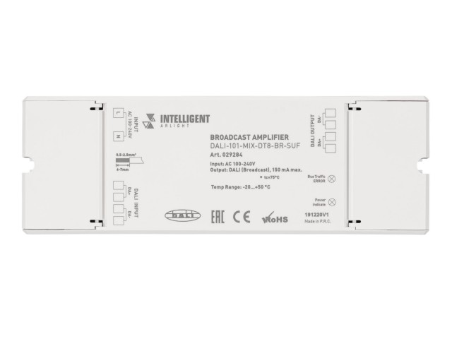 INTELLIGENT ARLIGHT Усилитель DALI-101-MIX-DT8-BR-SUF (DALI bus, 230V) (IARL, -) фото:4