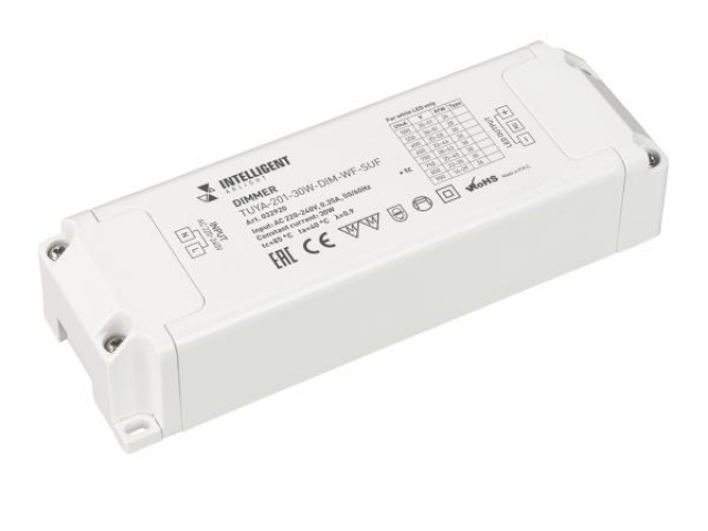 INTELLIGENT ARLIGHT Диммер TUYA-201-30W-DIM-WF-SUF (230V, 433MHz, 500-900mA) (IARL, -) фото:1