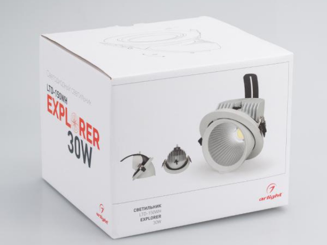 Светильник LTD-150WH-EXPLORER-30W Warm White 38deg (Arlight, IP20 Металл, 3 года) фото:15
