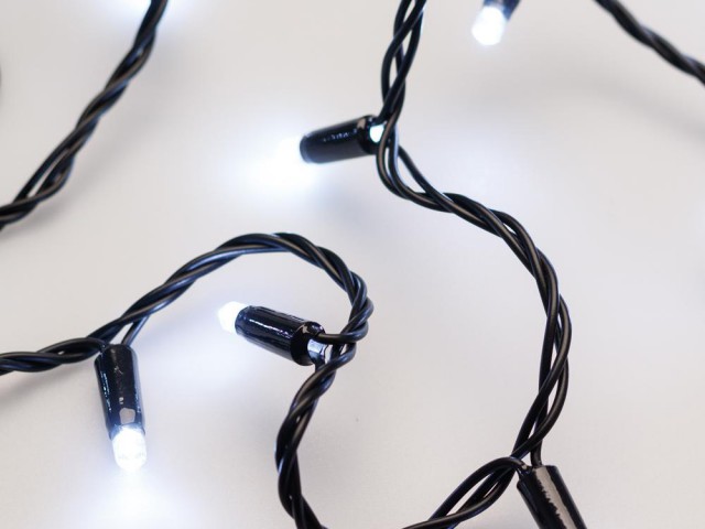 Светодиодная гирлянда ARD-STRING-PRO-10000-BLACK-100LED-STD WHITE (230V, 7W) (Ardecoled, IP65) фото:3