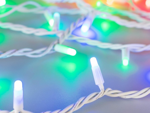Светодиодная гирлянда ARD-STRING-PRO-10000-WHITE-100LED-MILK-LIVE RGB-DMX (24V, 10W) (Ardecoled, IP65) фото:5