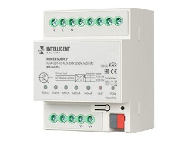 INTELLIGENT ARLIGHT Блок питания шины KNX-301-72-AUX-DIN (230V, 960mA) (IARL, IP20 Пластик, 2 года) фото:2