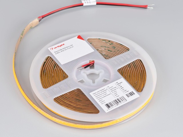 Лента COB-X528-8mm 24V White6000 (6 W/m, IP20, 5m, FreeCut) (Arlight, Свободная резка) фото:3