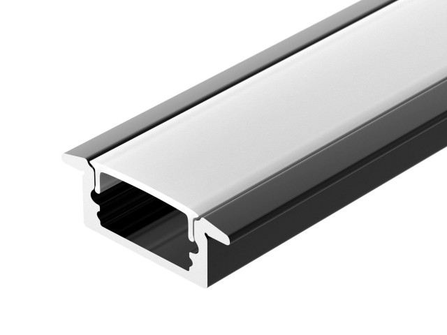 Профиль LINE-2308-F-2000 ANOD BLACK (Arlight, Алюминий) фото:3