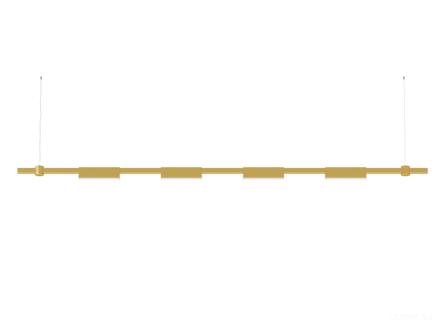 Подвесной светильник HOKASU PL11 (GOLD/2000mm – 200mm/LT70/3K/24W/120deg) фото:1