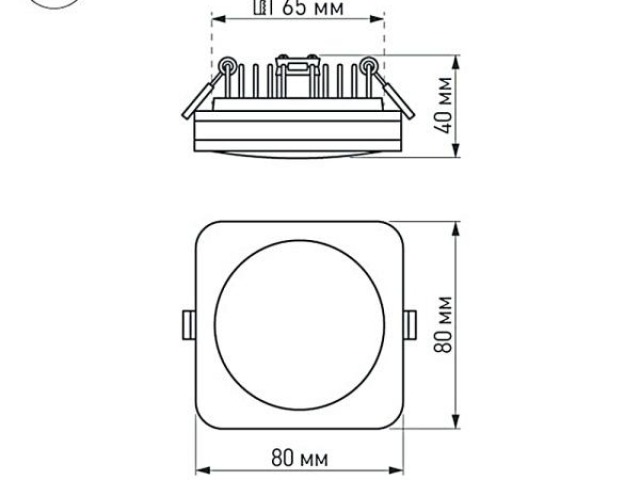 Светодиодная панель LTD-80x80SOL-BK-5W Day White (Arlight, IP44 Пластик, 3 года) фото:13