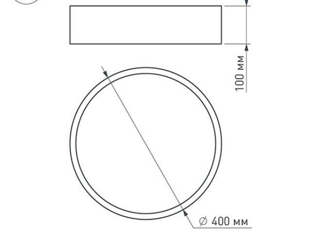 Светильник SP-TOR-PILL-R400-25W Warm3000 (BK, 120 deg, 230V) (Arlight, IP20 Металл, 3 года) фото:11