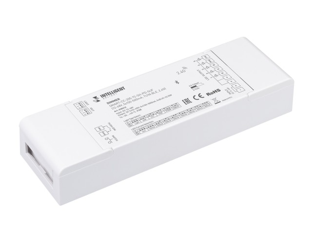 INTELLIGENT ARLIGHT Диммер SMART-CC-205-72-SH-PD-SUF (12-48V, 5x150-500mA, TUYA BLE, 2.4G) (IARL, IP20 Пластик, 5 лет) фото:1