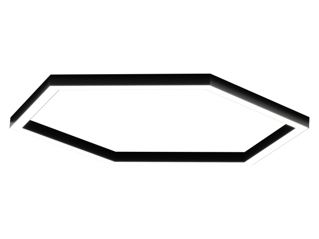 Светильник HOKASU Hexagon 35/40 (RAL9003/404*6mm/LT70 — 3K/52W) фото:24