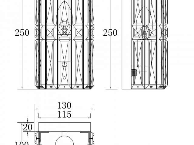 Настенный светильник (бра) Maytoni MOD094WL-01G фото:16