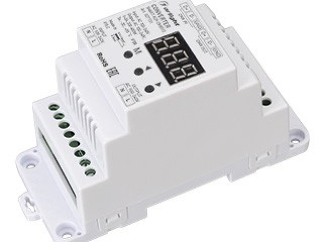 Конвертер SMART-K29-DMX512 (230V, 1x2A, TRIAC, DIN) (Arlight, IP20 Пластик, 5 лет) фото:2