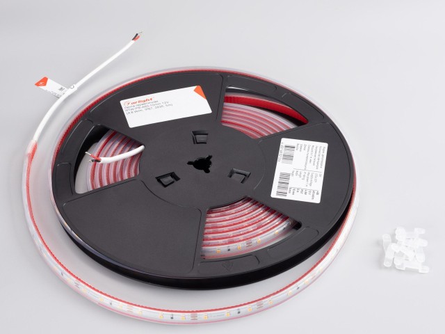 Лента герметичная RTW-PS-A60-10mm 12V Warm3000 (4.8 W/m, IP67, 2835, 5m) (Arlight, 4.8 Вт/м, IP67) фото:8