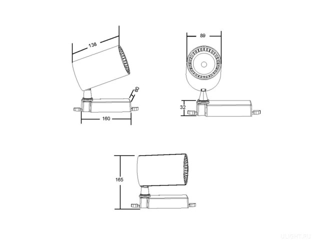 Трековый светильник Technical TR029-3-30W4K-W фото:5