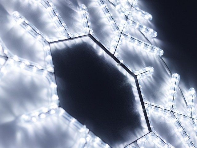 Фигура ARD-SNOWFLAKE-M10-1000x900-504LED White (230V, 31W) (Ardecoled, IP65) фото:3