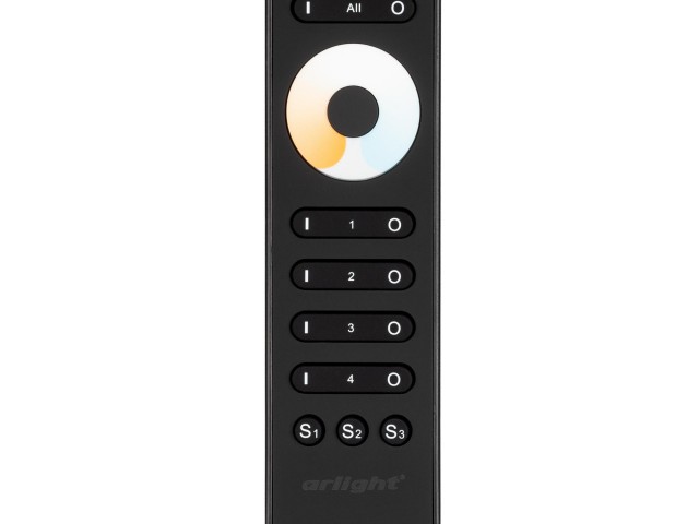 Пульт SMART-R33-MIX Black (4 зоны, 2.4G) (Arlight, IP20 Пластик, 5 лет) фото:2