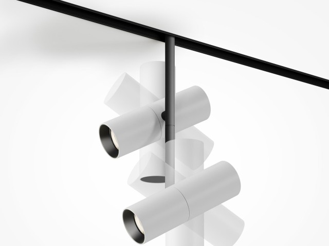 Трековый светильник Technical TR005-2-2X12W3K-BW фото:10
