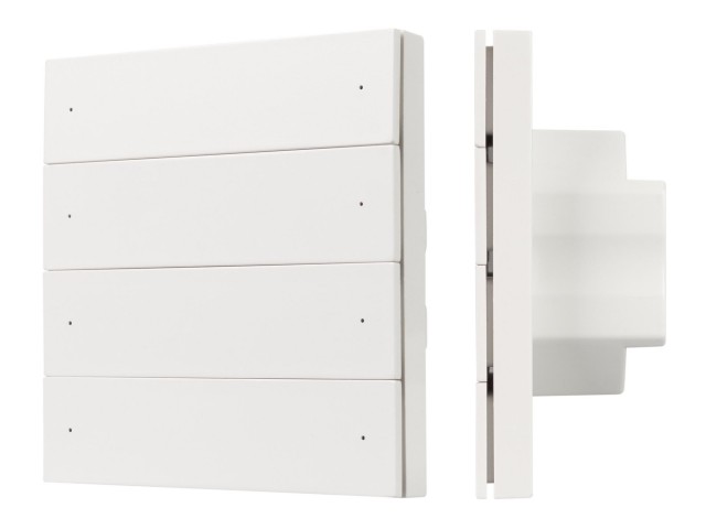 INTELLIGENT ARLIGHT Кнопочная панель SMART-DMX512-801-22-8G-8SC-DIM-IN White (230V, 2.4G) (IARL, IP20 Пластик, 5 лет) фото:3
