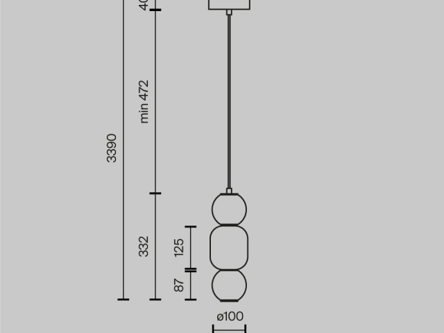 Подвесной светильник Maytoni MOD273PL-L16G3K фото:13