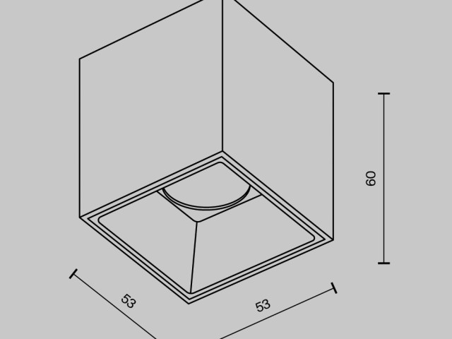 Потолочный светильник Technical C064CL-5W3K-SQ-B фото:58