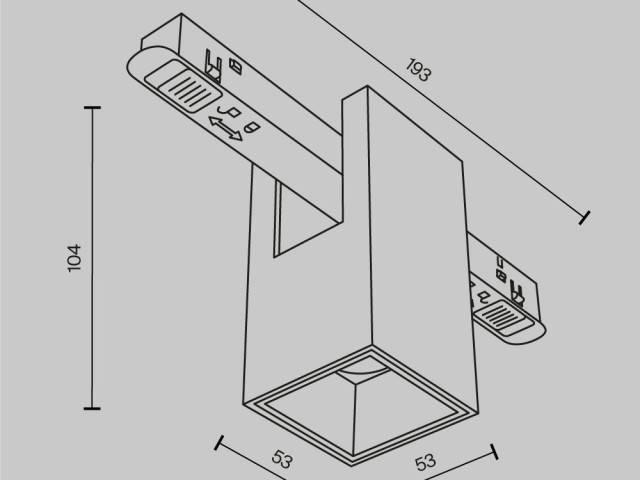 Трековый светильник Technical TR121-2-7W3K-W фото:3