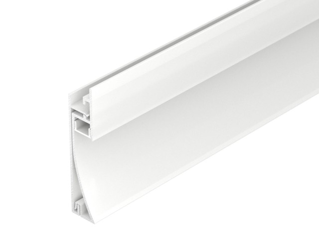 Профиль PLINTUS-H58-F-2000 WHITE (Arlight, Алюминий) фото:5