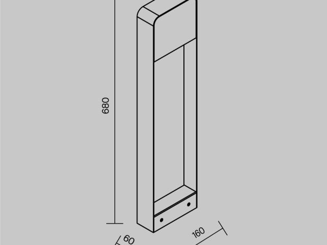 Ландшафтный светильник Outdoor O481FL-L7B3K фото:1