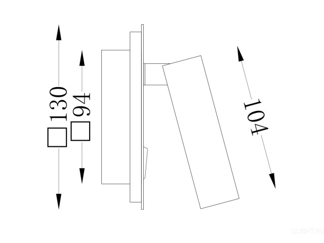 Настенный светильник (бра) Technical C175-WL-01-6W-MG фото:1