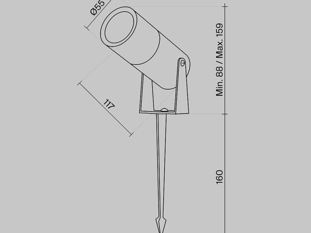 Ландшафтный светильник Outdoor O050FL-L5GF3K фото:10
