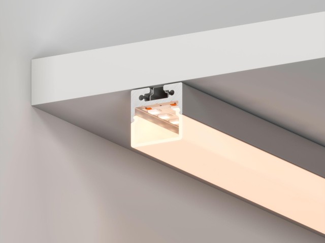 Профиль с экраном SL-LINE-2011M-2500 ANOD+OPAL SQUARE (Arlight, Алюминий) фото:8