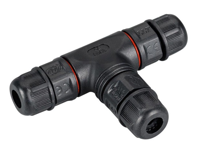 Коннектор тройной NEO-CON-T-2pin-BK (3-7mm, IP67) (Arlight, IP67 Пластик, 3 года) фото:3