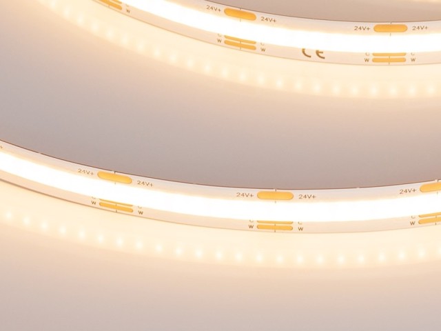 Лента COB-X576-10mm 24V White-MIX (9.6 W/m, IP20, 5m) (Arlight, Изменяемая ЦТ) фото:5