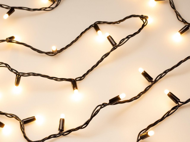 Светодиодная гирлянда ARD-STRING-CLASSIC-1000-BLACK-100LED-MILK PULSE Warm (230V, 7W) (Ardecoled, IP65) фото:2