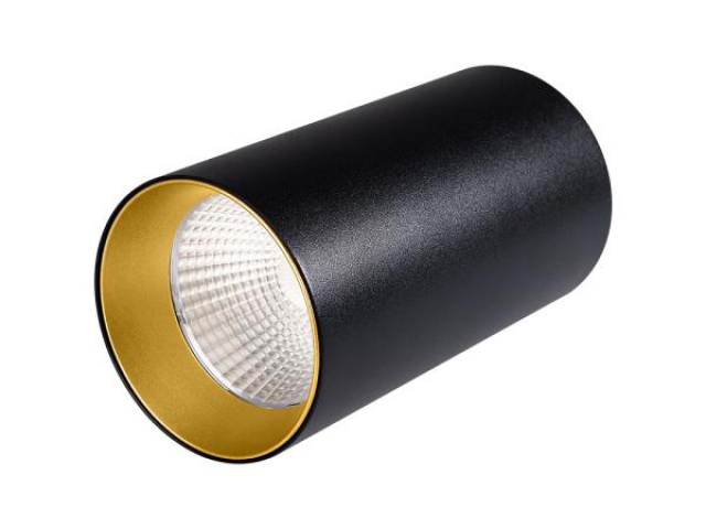 Светильник накладной SP-POLO-R85-1-15W Day White 40deg (Black, Gold Ring) (Arlight, IP20 Металл, 3 года) фото:2