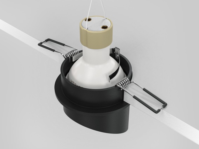 Встраиваемый светильник Technical DL044-01-GU10-B фото:1