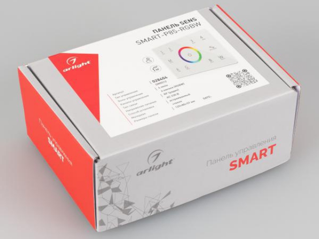 Панель Sens SMART-P85-RGBW White (230V, 4 зоны, 2.4G) (Arlight, IP20 Пластик, 5 лет) фото:2