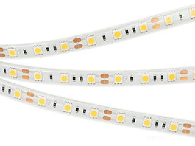 Лента RTW 2-5000SE 12V Warm 2x (5060, 300 LED, LUX) (Arlight, 14.4 Вт/м, IP65) фото:2