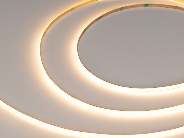 Лента COB-X420-4mm 24V Warm2700 (10 W/m, IP20, CSP, 5m) (Arlight, узкая) фото:7