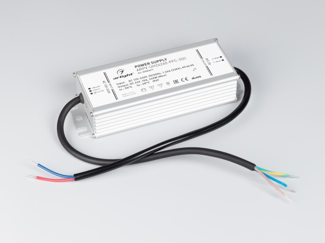 Блок питания ARPV-UH24240-PFC-55C (24V, 10.0A, 240W) (Arlight, IP67 Металл, 5 лет) фото:2