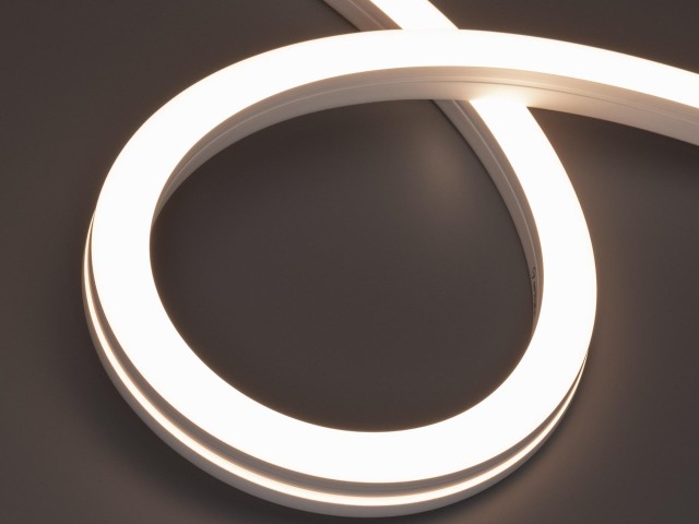 Лента герметичная MOONLIGHT-SIDE-X280-20x20mm 24V Warm3500 (10 W/m, IP67, 15m, wire x1) (Arlight, Вывод боковой, 5 лет) фото:1
