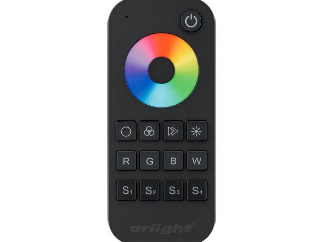 Пульт SMART-R28-RGBW Black (1 зона, 2.4G) (Arlight, IP20 Пластик, 5 лет) фото:7